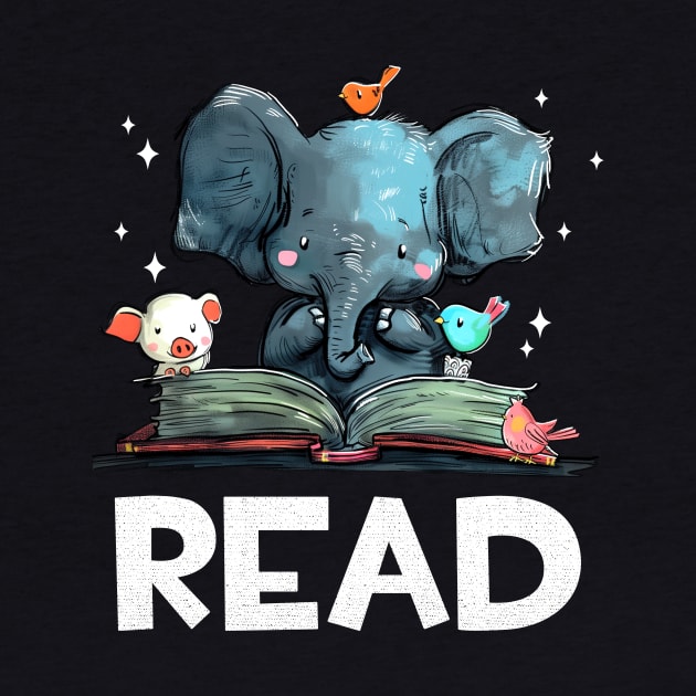 Animals Read Reading Book by Petra and Imata